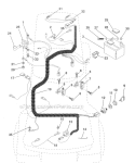 Page A Diagram and Parts List for WE125R38A  Weed Eater Lawn Tractor